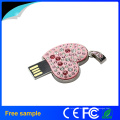 Cadeau Promotionnel Girl&#39;s Heart Pendrive Pendentif Bague 8GB USB Flash Drive